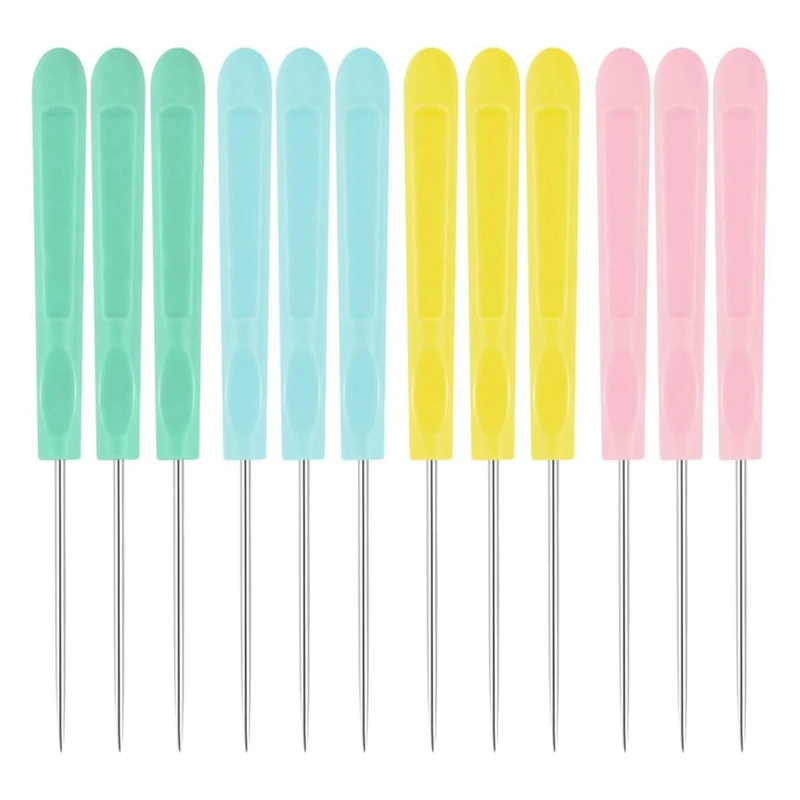 Cookie Decorating Scribe Supplies Icing Scribe Tool For Cake Diy Craft Leather Awl Tool Sewing (12 Pcs)