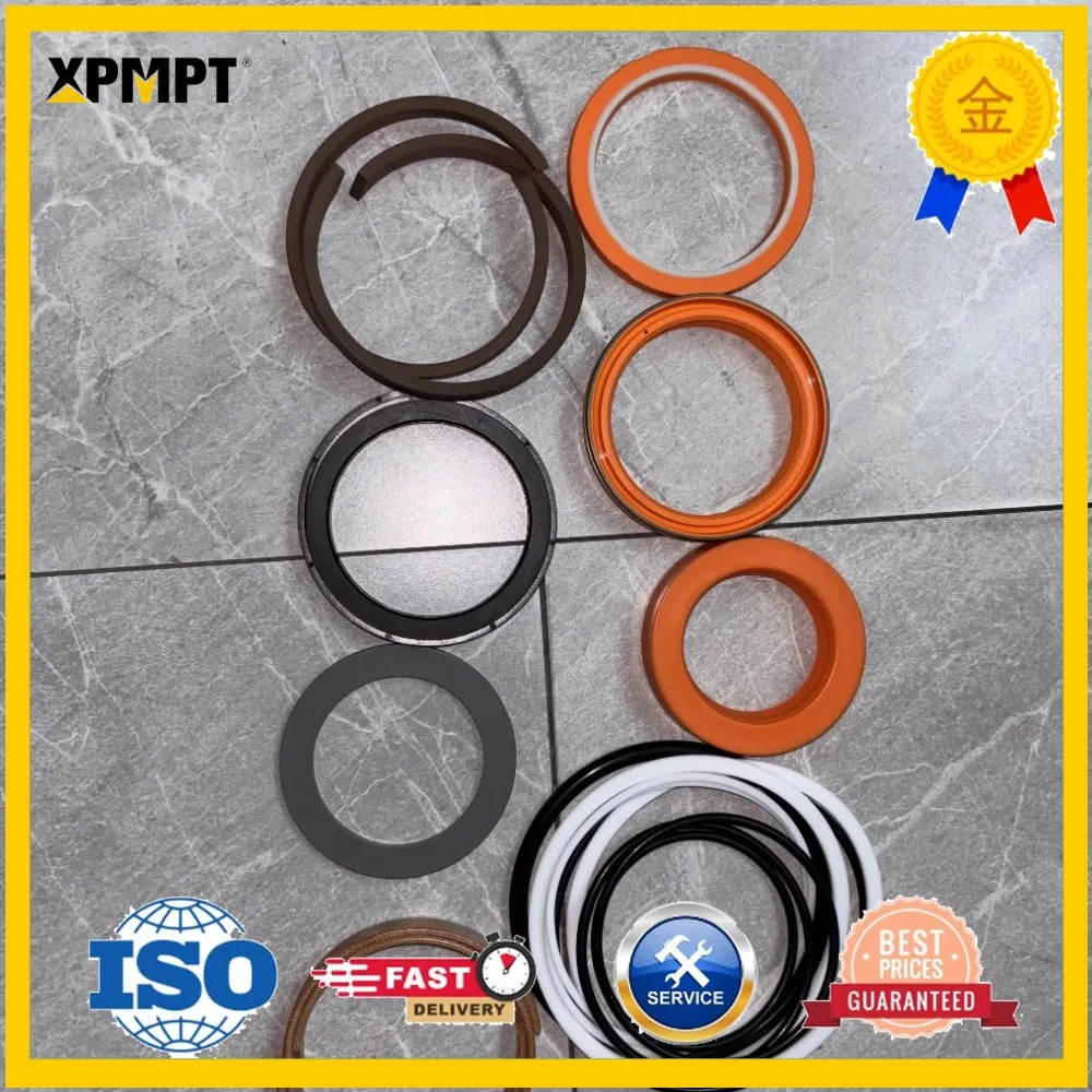 Hydraulic Arm Cylinder Seal Kit Compatible with Hyundai R215-7 Excavator 31Y1-05441