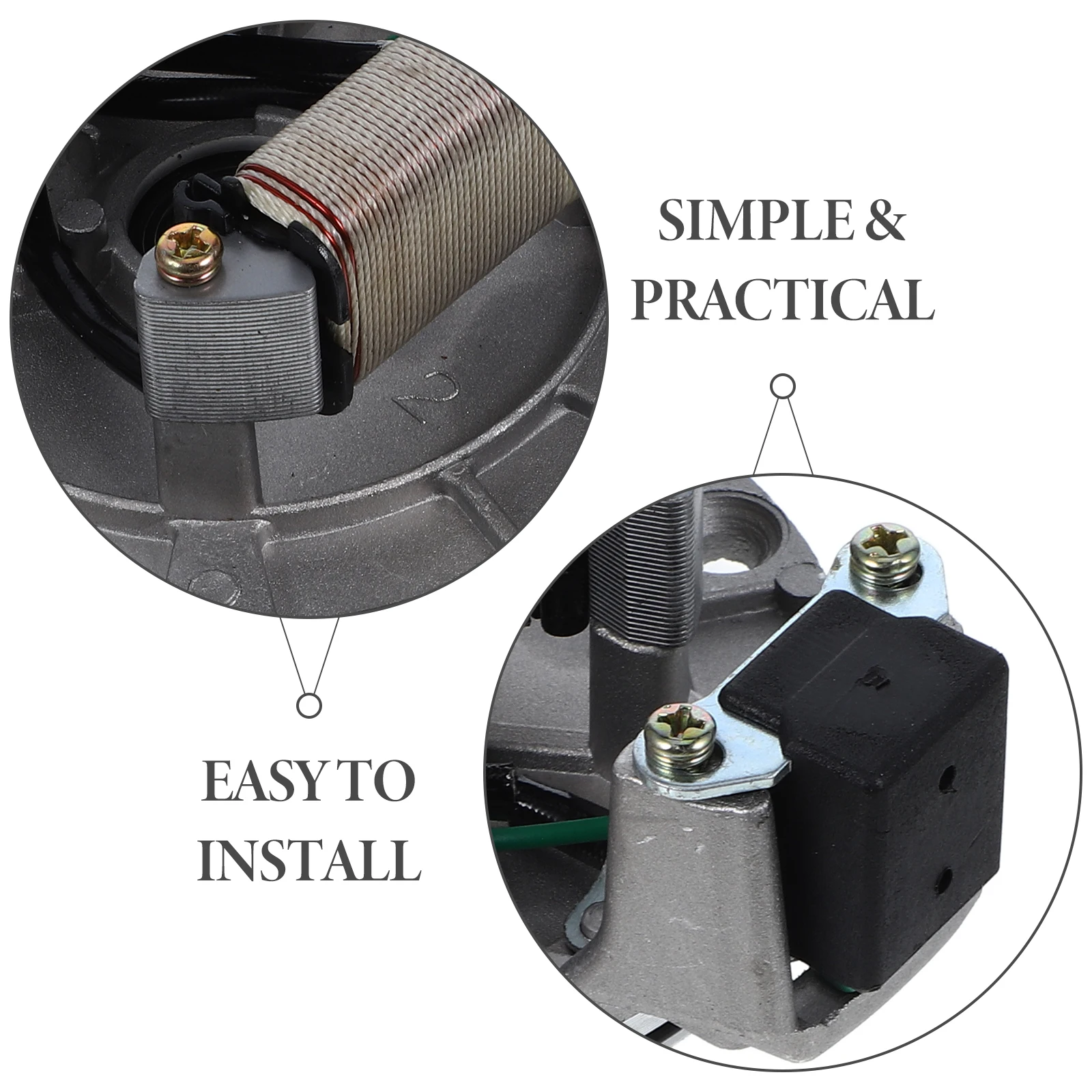 

Motorcycle Engine Ignition Coil Replacement Auto Ignition Starter Durable Reliable Power Supply Efficient Startup Easy