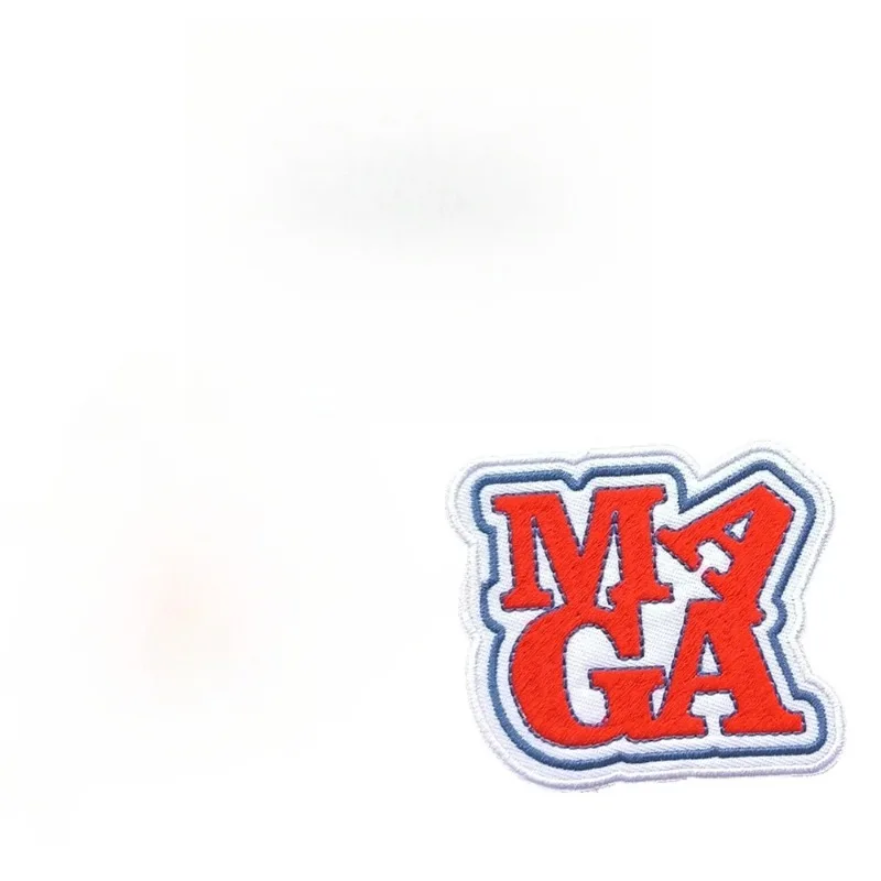 

STUNNING MAKE AMERICA GREAT AGAIN "MAGA" EMBROIDERED IRON-ON PATCH. 4pc - DIY Iron-On/Sew-On Applique for Clothing