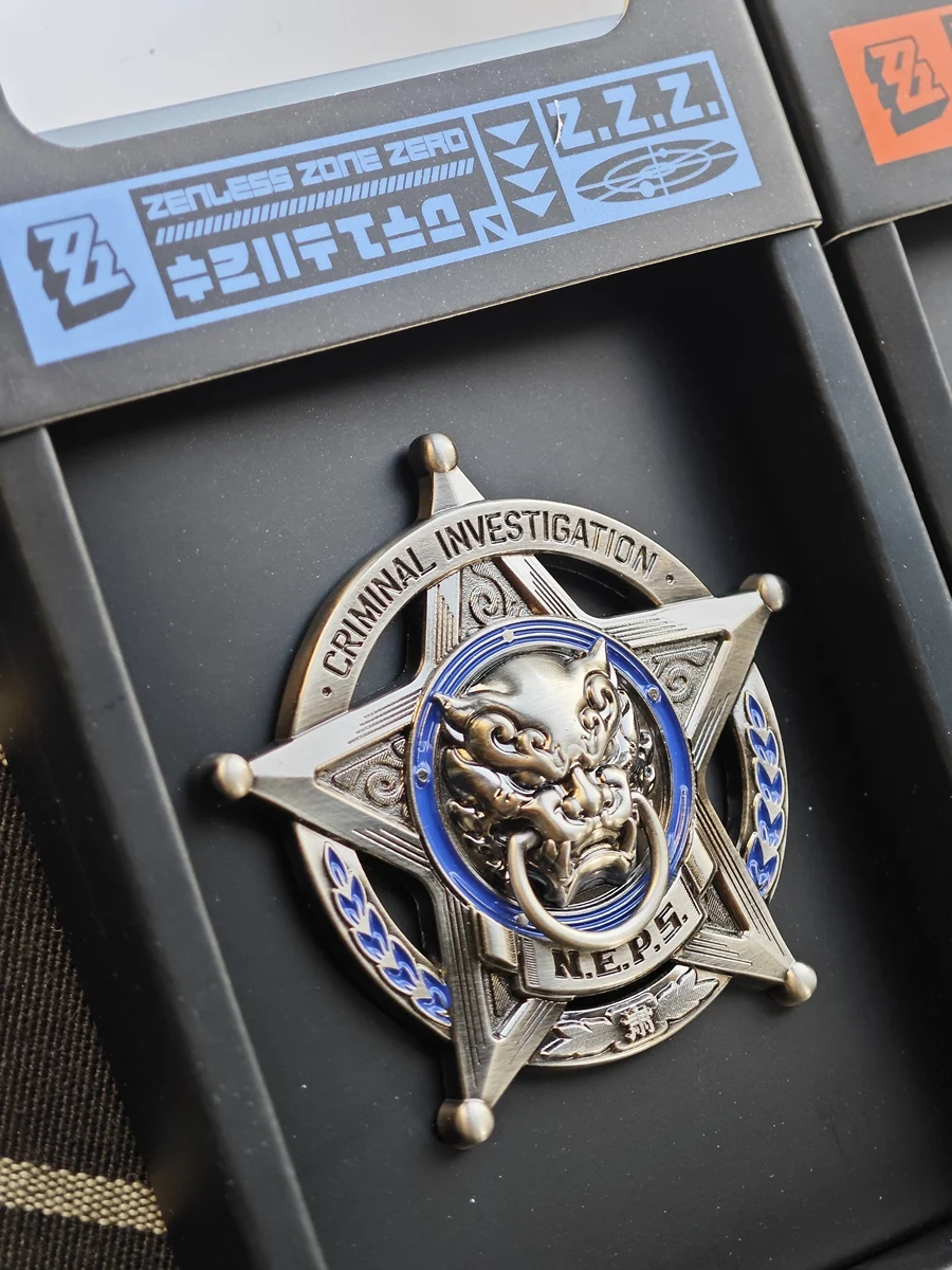 الأصلي Zenless منطقة صفر شارة Bangboo التحقيق الجنائي أبناء كاليدون الجوف العمليات الخاصة القسم 6 شارة الهدايا #6