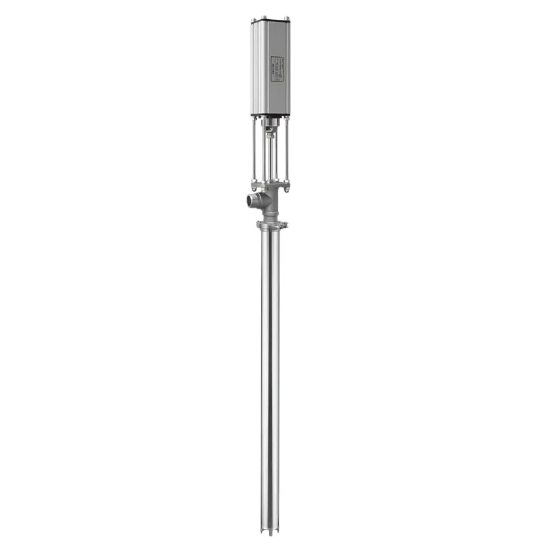 

High Viscosity Stainless Steel 316 Sanitary Plunger Piston Pneumatic Drum for Air Operated Viscous Fluids Pneumatic drum