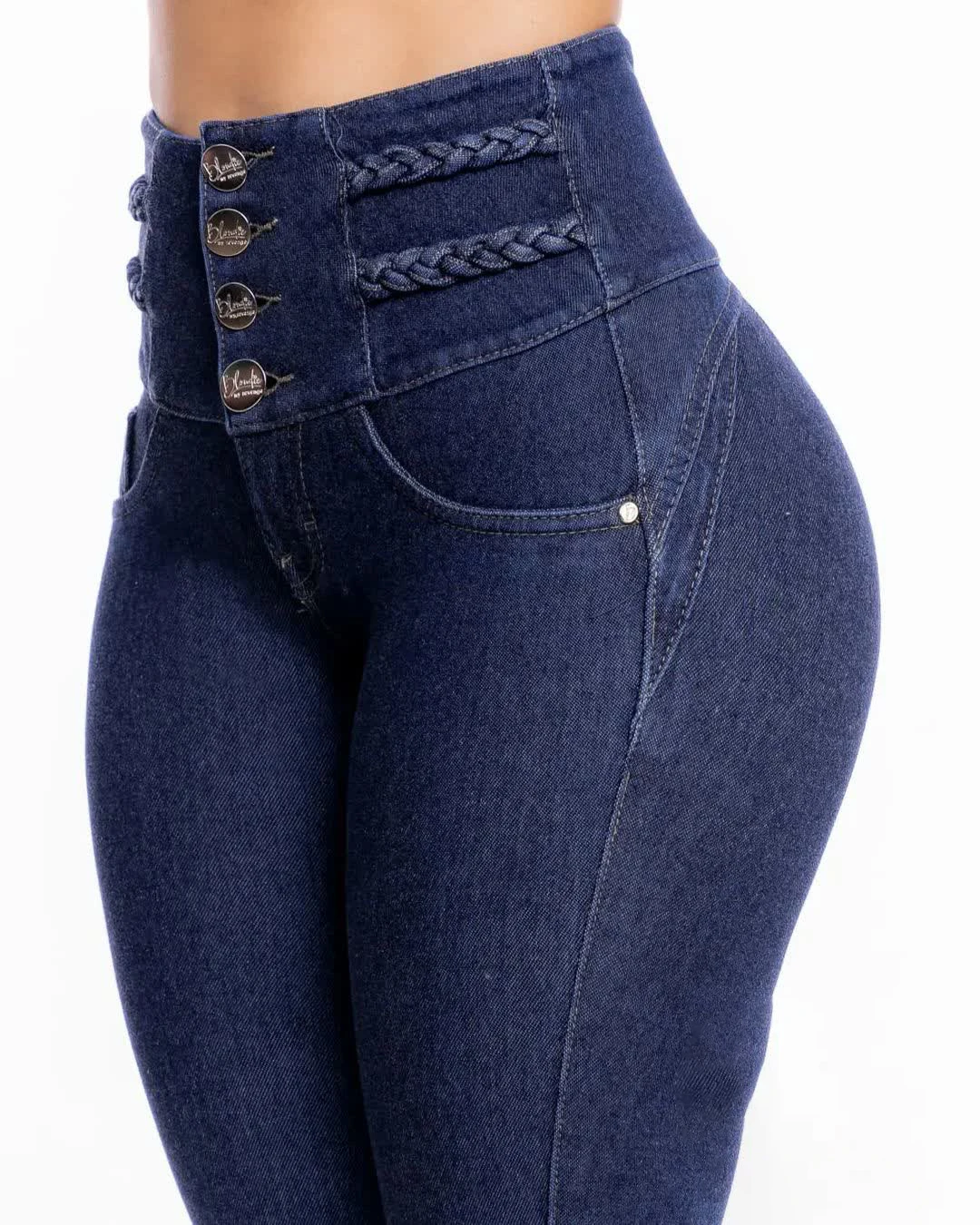 Röhrenjeans Unterwäsche zur Kontrolle des Bauches mit hoher Taille und Po-Lifting-Effekt