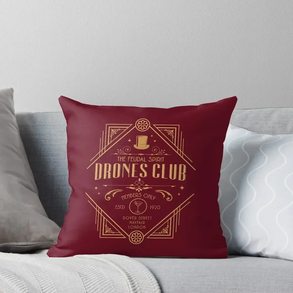 

The Drones Club Jeeves Wooster Wodehouse Throw Pillow Decorative Sofa Cushion Sofa Cushion Sofa Decorative Covers Anime pillow