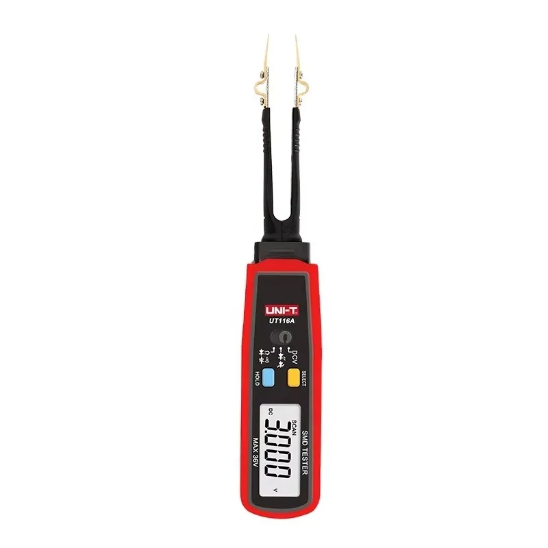 UT116A UT116C Digital SMD Tester Resistance Capacitance Continuity Diode Measurement LED Component Testing Multimeter