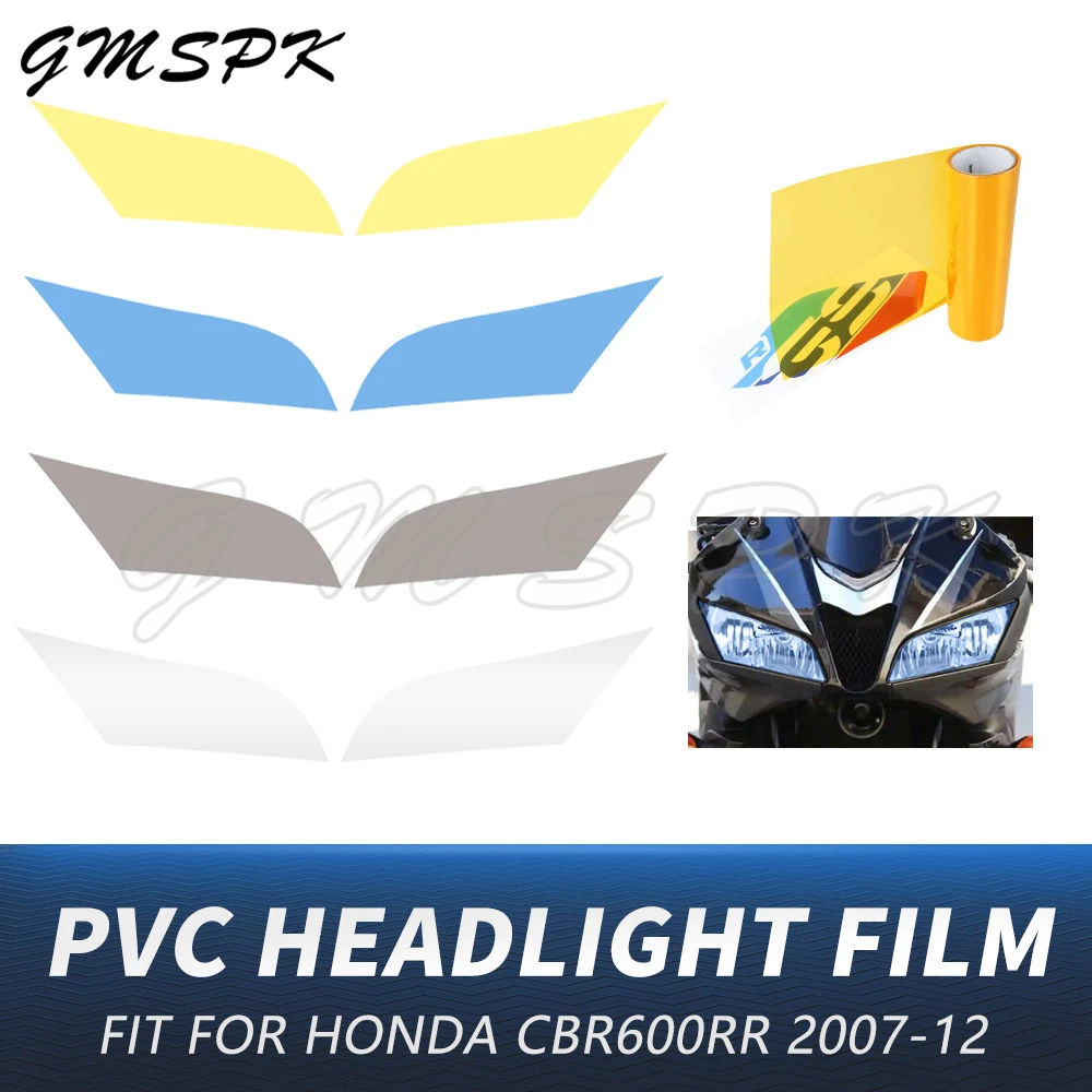 Transparent Motorcycle Headlight Tint Film Sticker Fit for Honda CBR600RR CBR 600 RR CBR 600RR 2007 2008 2009 2010 2011 2012