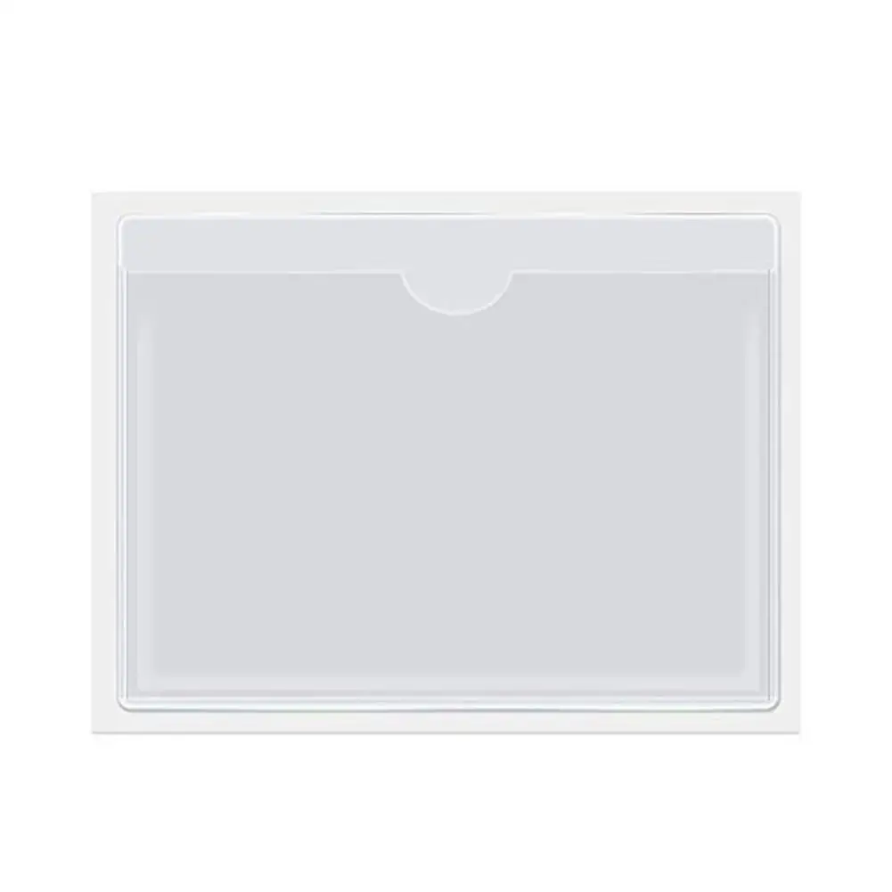 Card Cover Plastic Self-Adhesive Windshield Clear Card Holder Organizing Cover Card Label Plastic Card Cover Car Sticker