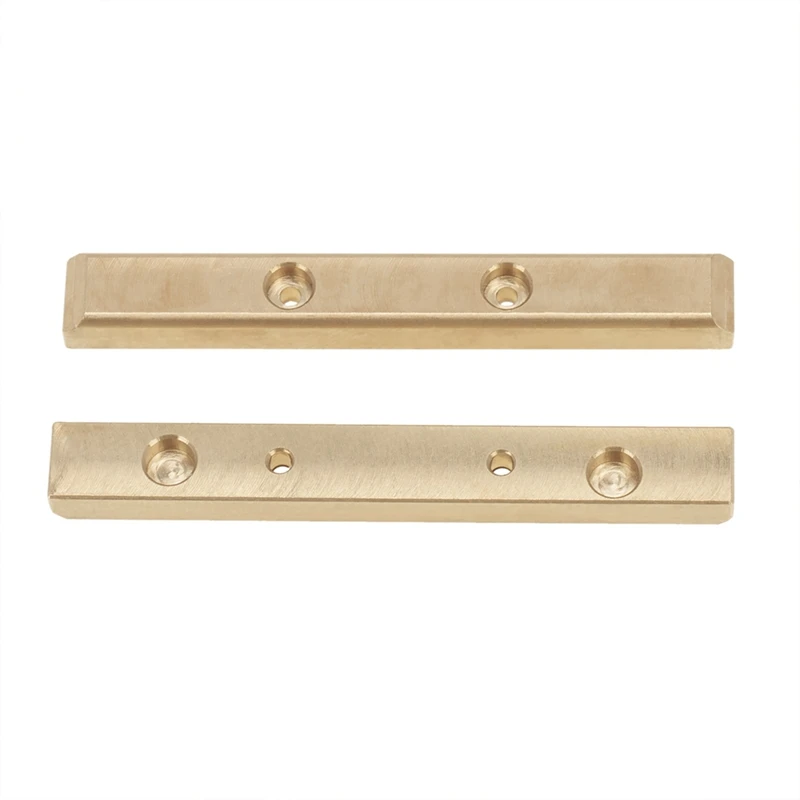 Brass Matching Weight Bar Beam Side Weight Block Replacement 1/24 Simulation Model Car Suitable For Axial SCX24 90081