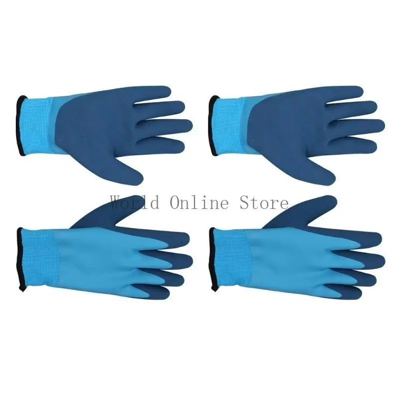 

Thermal Work Gloves Waterproof Double Latex Coated Freezer Glove for Men Women 87HC