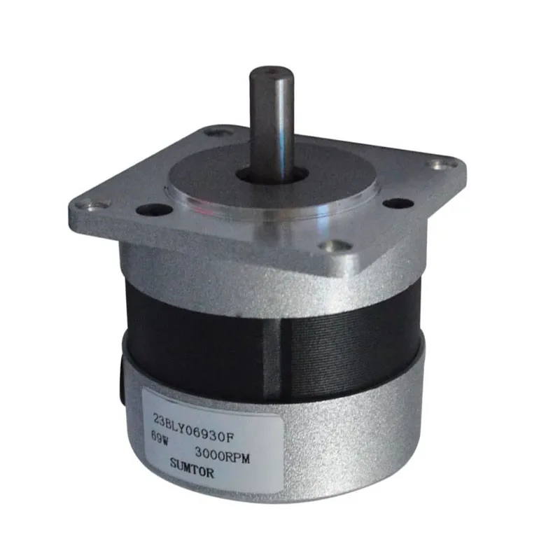 

57BLY06930F Бесщеточный двигатель постоянного тока, 69 Вт, высокоскоростной, 3000 об/мин, бесщеточный двигатель с квадратным фланцем