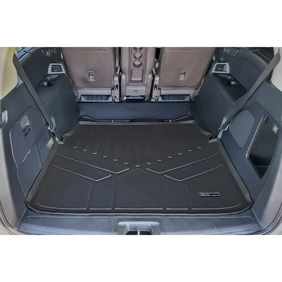 سجادة أرضية مخصصة لبطانة صندوق السيارة مناسبة لجميع الأحوال الجوية خلف الصف الثالث باللون الأسود متوافقة مع هوندا أوديسي 20182025