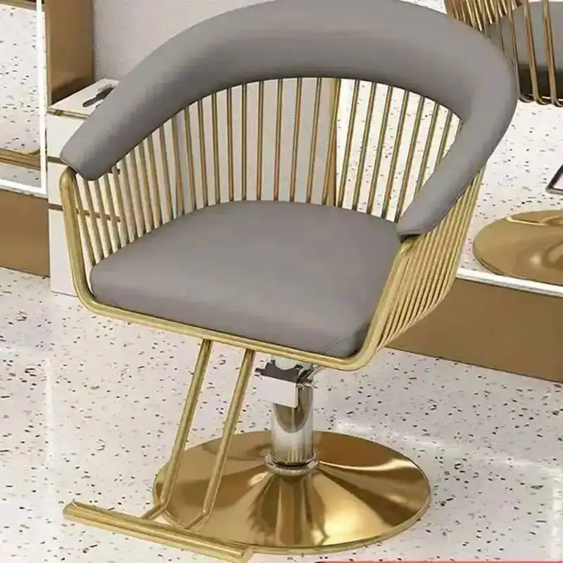 Barbershop Chair Aesthetic Salon Design Barbeiro Furniture Swivel New Barber Beauty De Cadeira Barber Hairdressing Chair Comfort