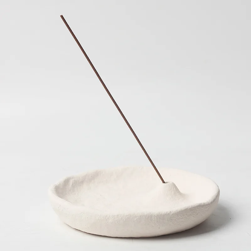 Nordic Style Cement Incense Burner, Minimalist Incense Tool For Cones And Sticks, Incense Tray, Home Decorative Item