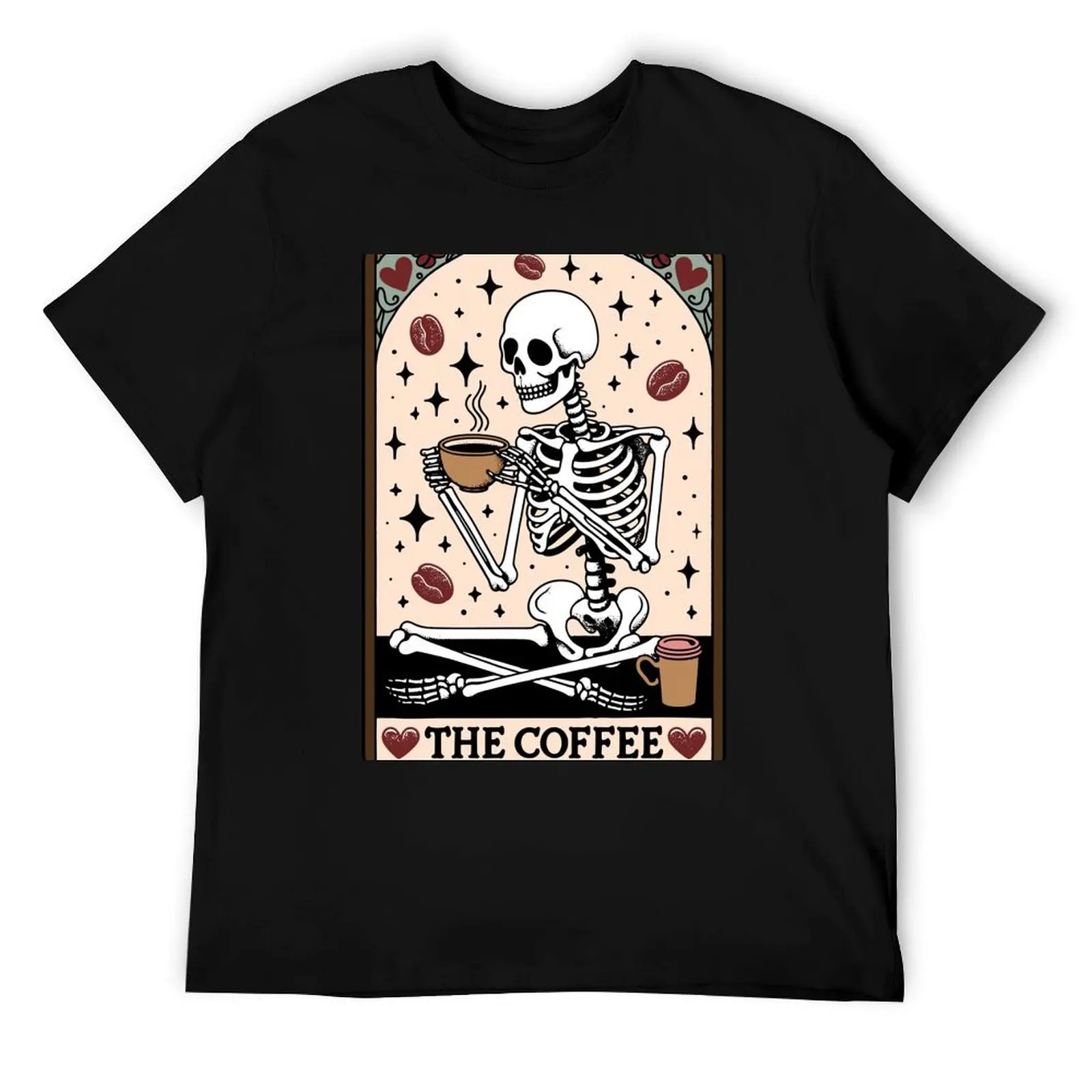 

The Coffee Tarot Card T-Shirt t shirt man designer t shirts designer funny t shirts cotton T-Shirt