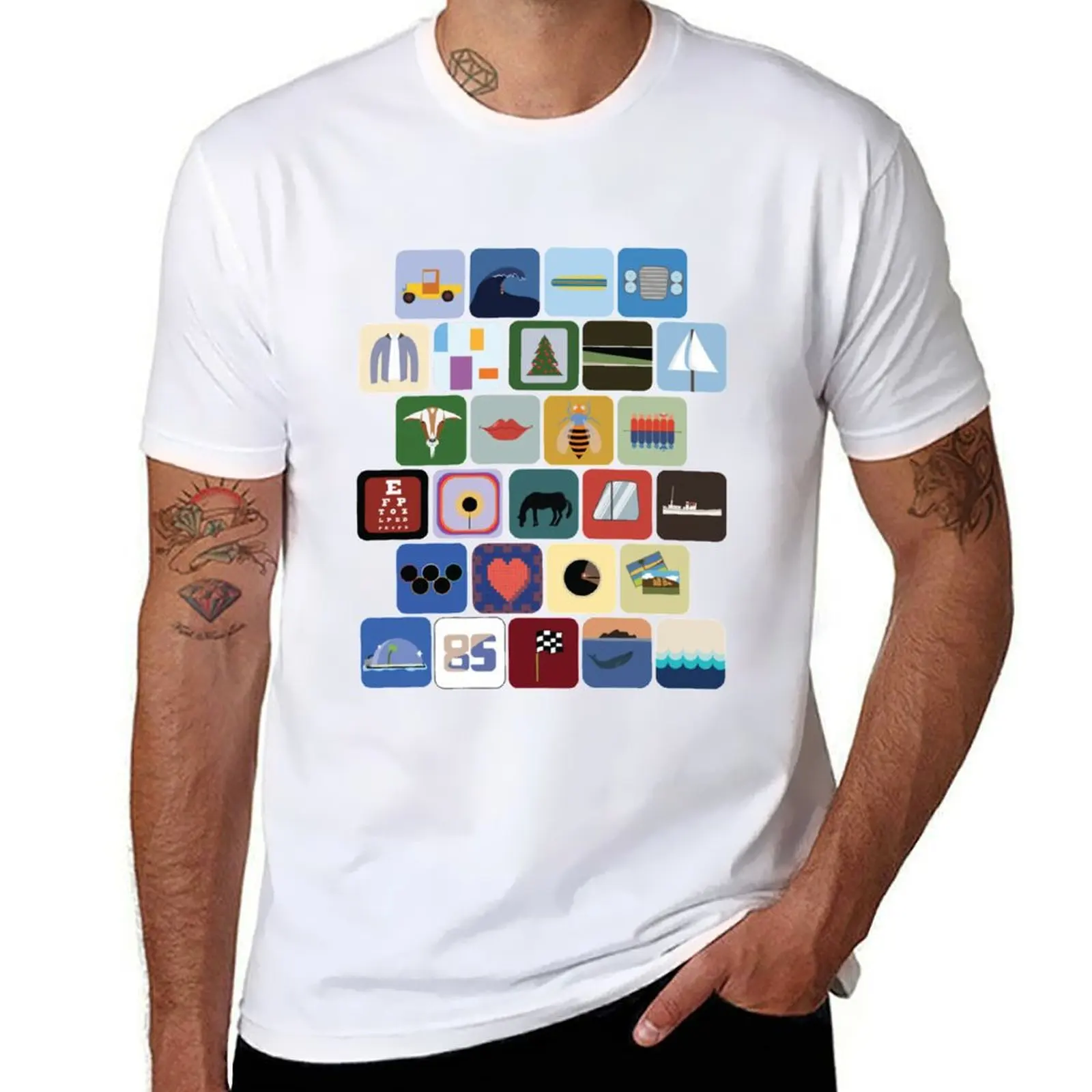 The Beach Boys Discography T-Shirt Gym Exercise Short Sleeve T-Shirt