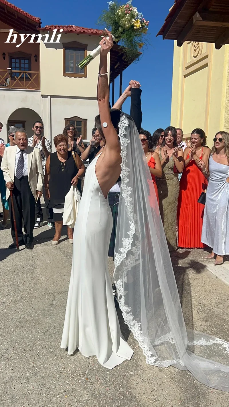 Voile de mariage en dentelle à bord festonné, 1 couche, simple, mantilla, église, patients, peigne en métal