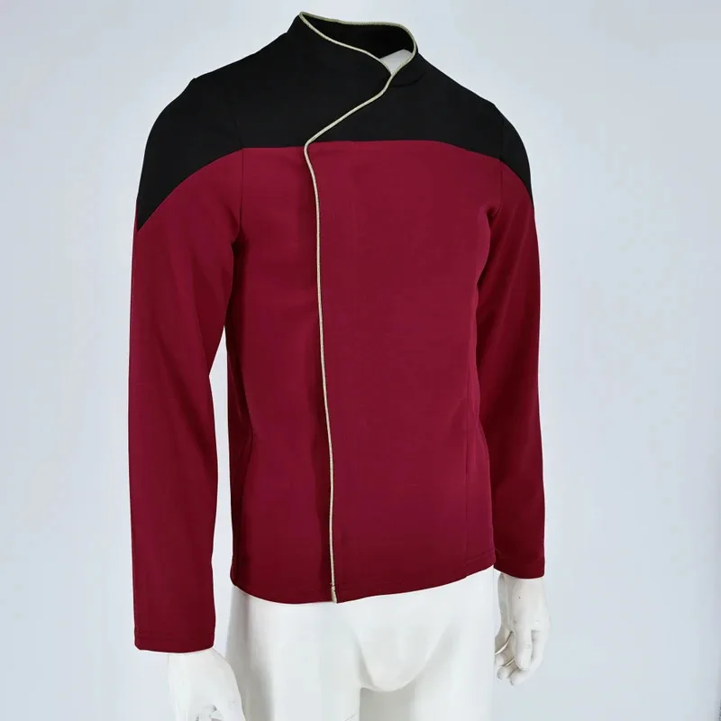 

Cosplay Prodigy Captain Kathryn Janeway Starfleet Uniforms Jacket Costumes Male Tops for Men Adult ST Prop