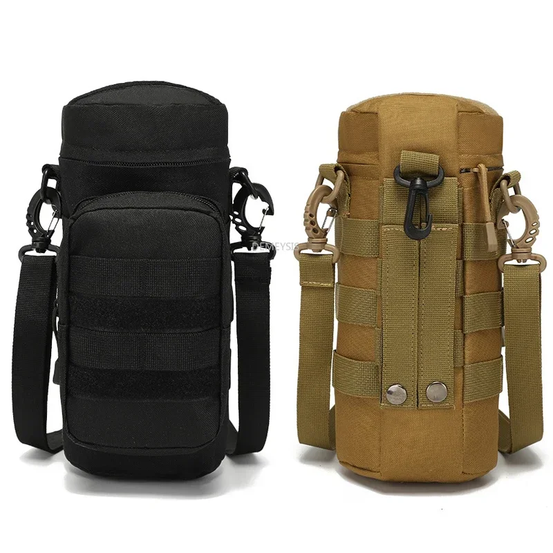 Tactical Molle Water Bottle Pouch Airsoft Kettle Waist Bags Hunting Climbing Hiking Outdoor Water Bottle Bag