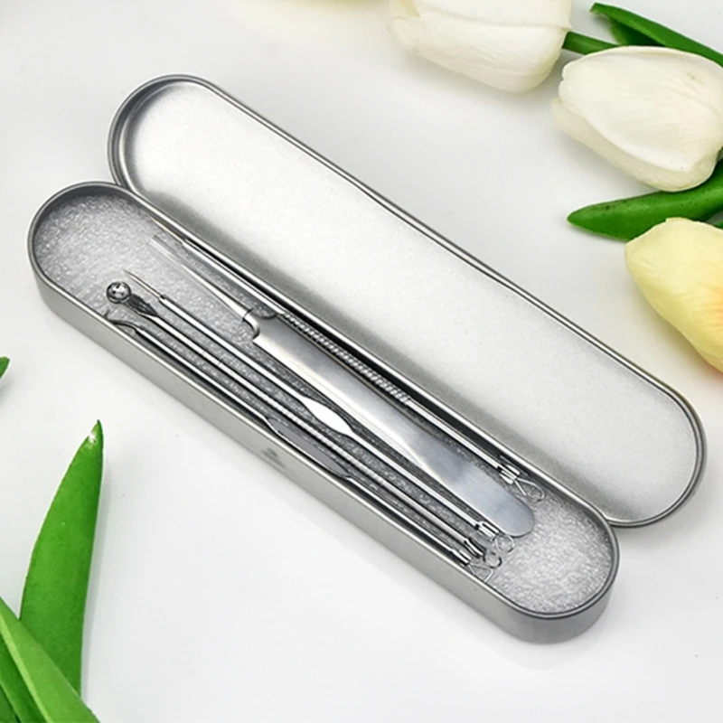 Professional Face Blackhead Remover Tweezers Stainless Steel Makeup Tool Dropship