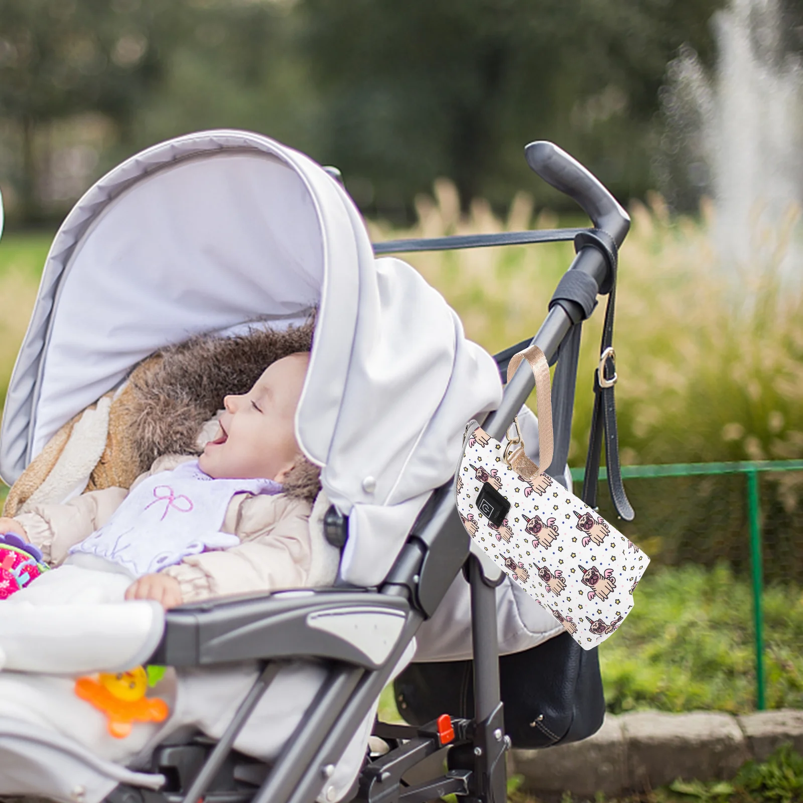 

Portable USB Baby Bottle Warmer Wear-Resistant Compact Bottle Sleeve for Home Travel Outdoor Feeding Adjustable Temperature