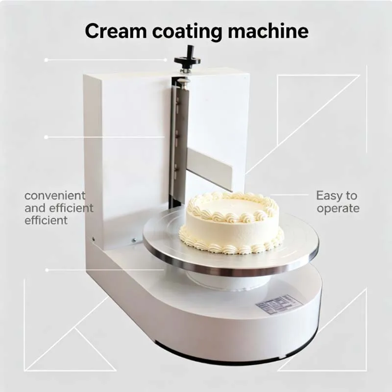 

Automatic Cake Cream Spreading Coating Filling Machine Electric Cake Bread Cream Decoration Spreader Smoothing Machine
