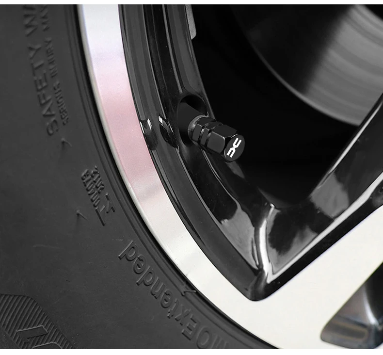 4 Stück Metall-Ventilkappen zum Einschrauben, Auto-Emblem, Staubschutz, Zubehör für Dacia Duster Logan Sandero Stepway Dokker Lodgy MCV – Detail 9