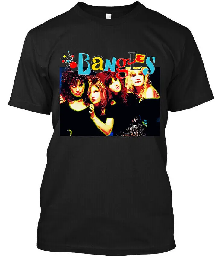 NWT The Bangles American Pop Rock Band Members Music Retro Vintage T-SHIRT Summer luxury brand retro Oversize