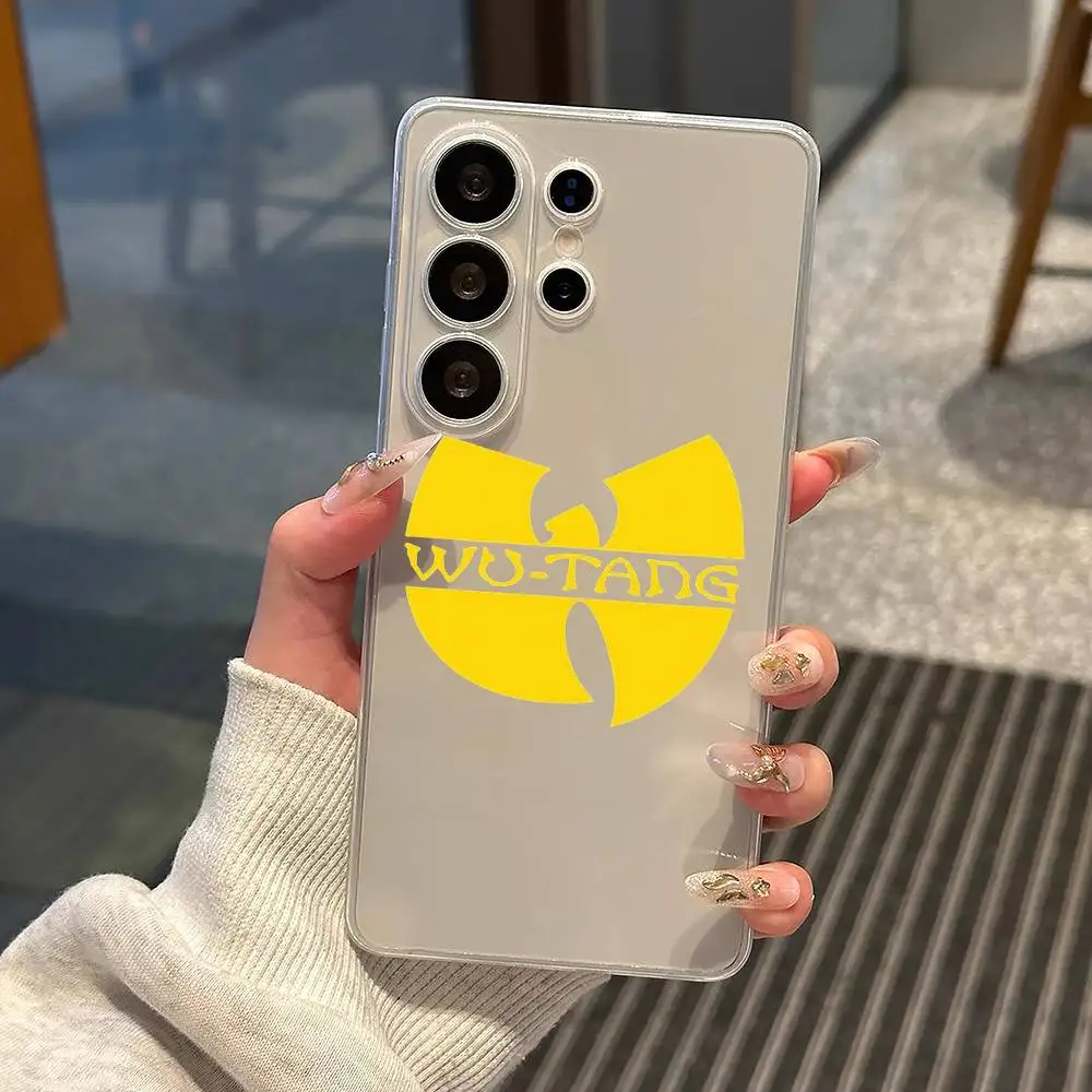 Wu-Tang Wu T-Tang C-Clan Ultra  Phone Case For Samsung S25,S24,S21,S22,S23,S30,Ultra,S20,Plus,Fe,Note,10,9,5G Transparent Cover