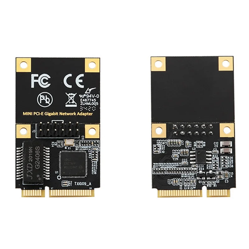 RISE RJ45 LAN Gigabit Ethernet Mini PCI Express PCI E Adattatore di rete MINI PCIE Scheda di rete Gigabit per Intel I210 1000M
