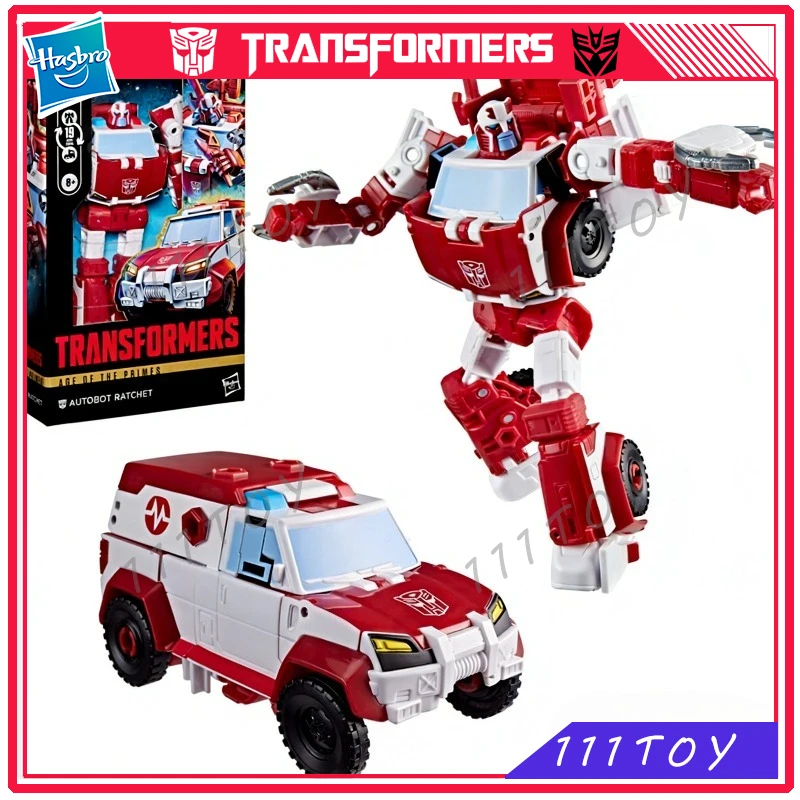 

In Stock Hasbro Transformers Classic Toys Age Of The Primes Deluxe Ratchet Action Figures Robot Toy Collectibles Gift Hobbie