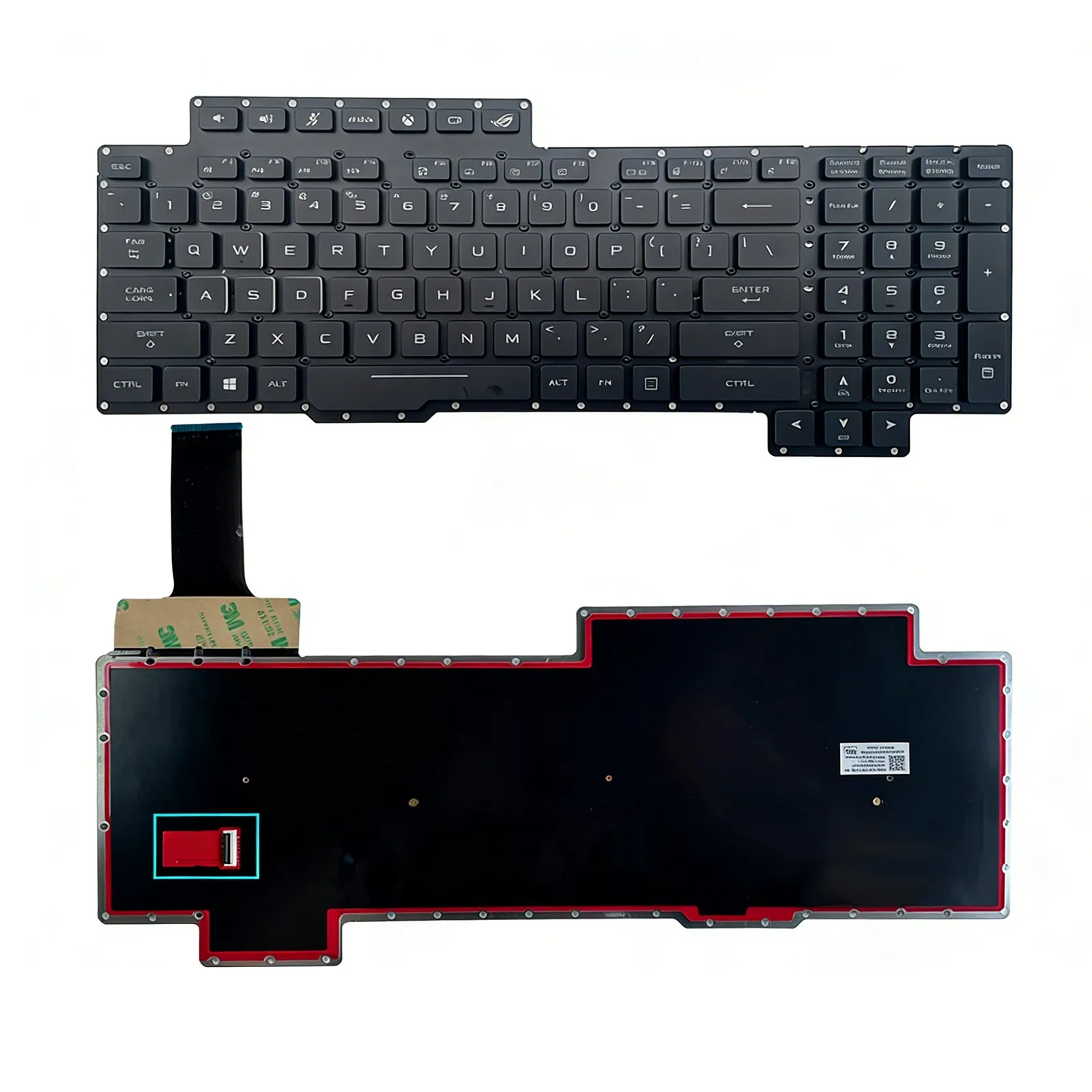 

US Layout for ASUS G703 G703V G703VI G703G G703GL G703GS G703GX G703GI G703GXR G7CX G7A G7BI Laptop Keyboard RGB Backlight