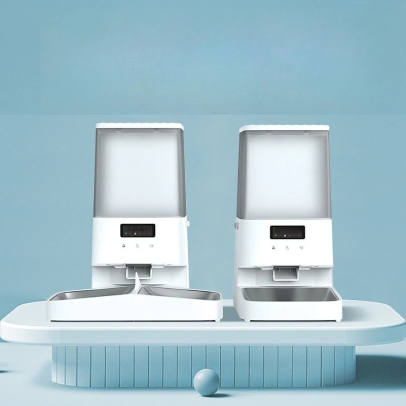 

Smart pet feeder, automatic feeding, button timing multi-function