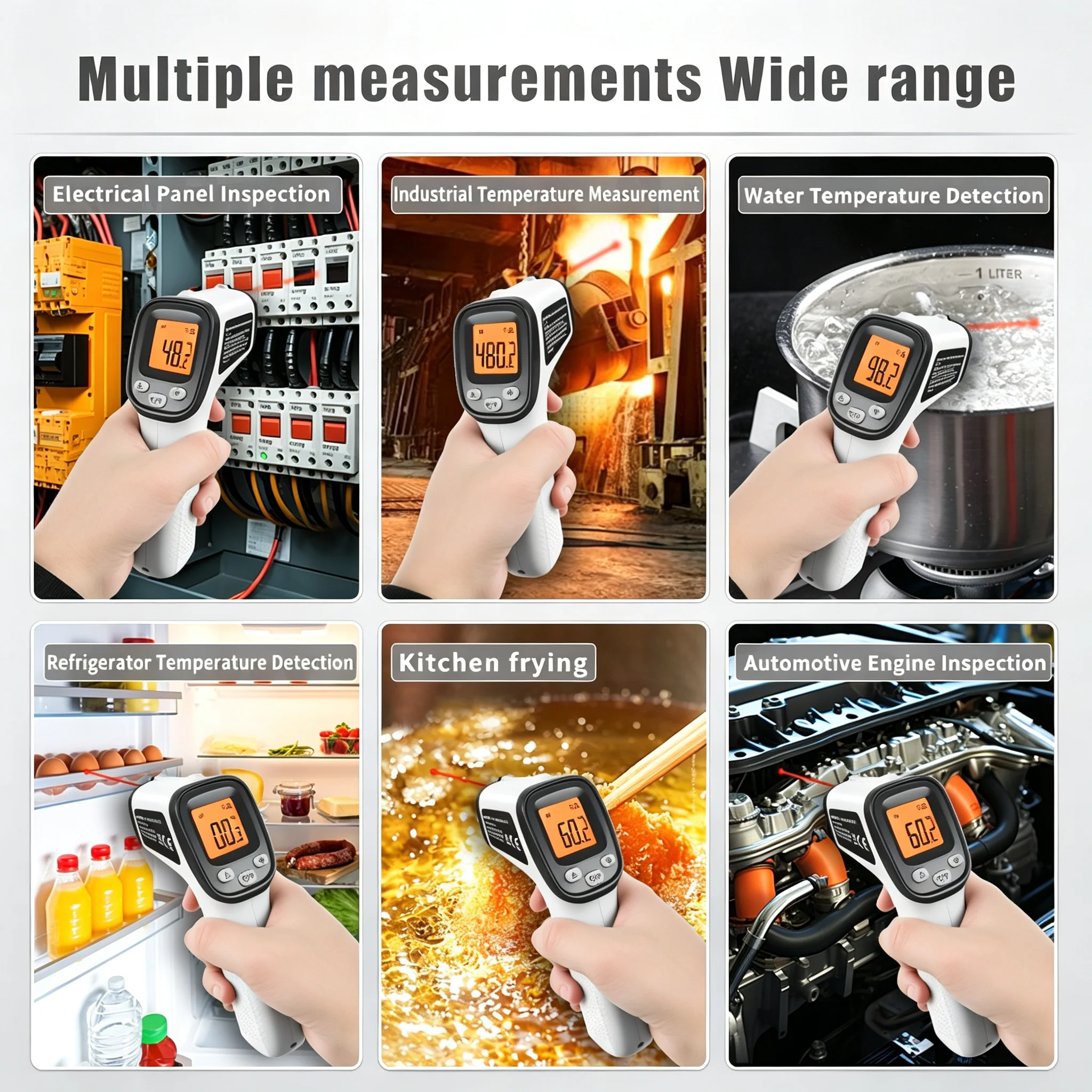 Termometro a infrarossi senza  - Industrial Laser Temperature recensione e prezzo
