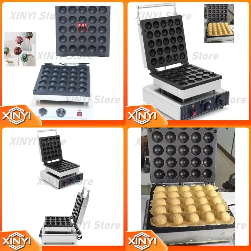for Shineho Commercial Cake Pop Maker Electric Waffle Baking Machine To Make Cake Pops Lollipop Iron Plate