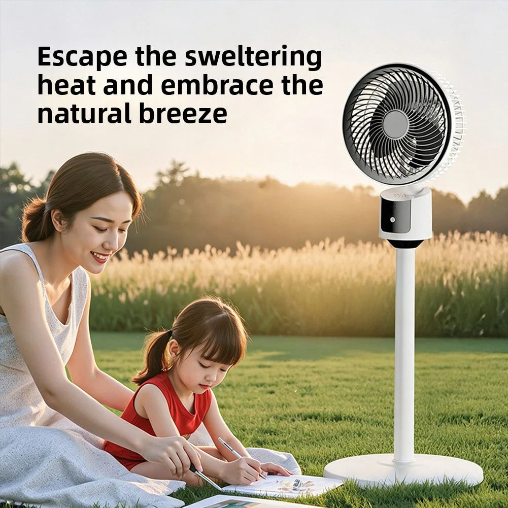 Floor Fans For Home 3-Speed Quiet Large Cooling Room Standing Powerful Fan For Bedroom Study Office College Dorm Apartment