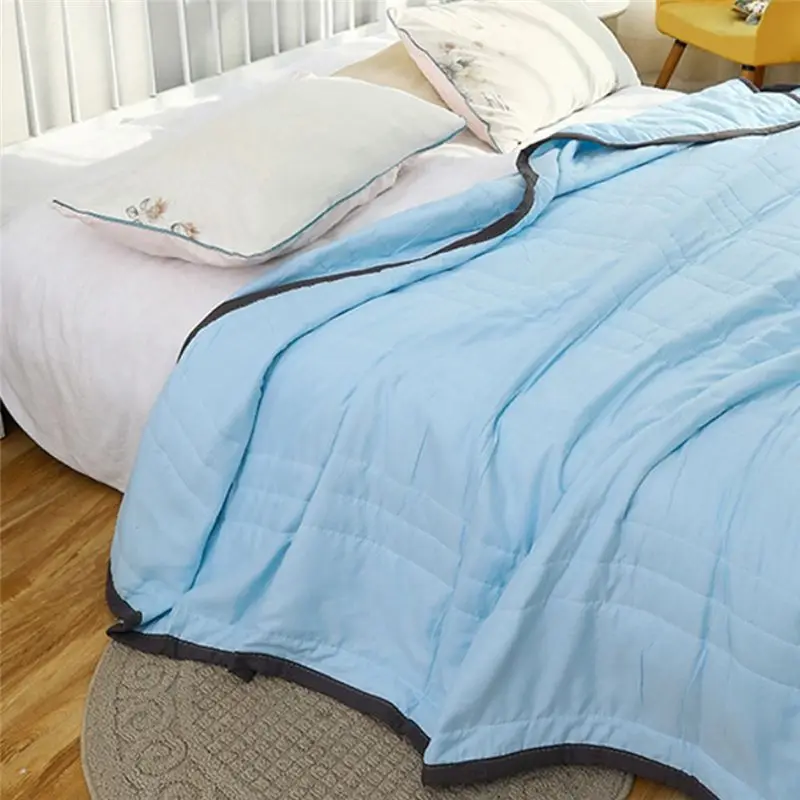 MLGB-Ice Blanket For All-Season - Summer Cooler Quilt For Hot Sleepers And Night Sweats Easy To Use Yellow 140 X 200Cm