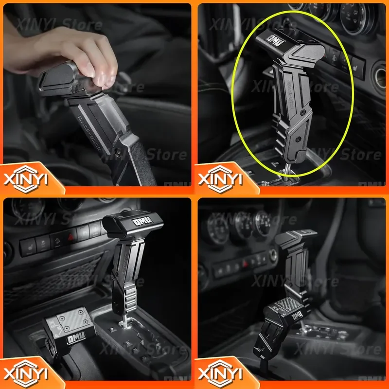 Gear Shift Knob Lever Rod Replacement Set for Jeep Wrangler JK 2012-2017 Interior Accessories OMU012