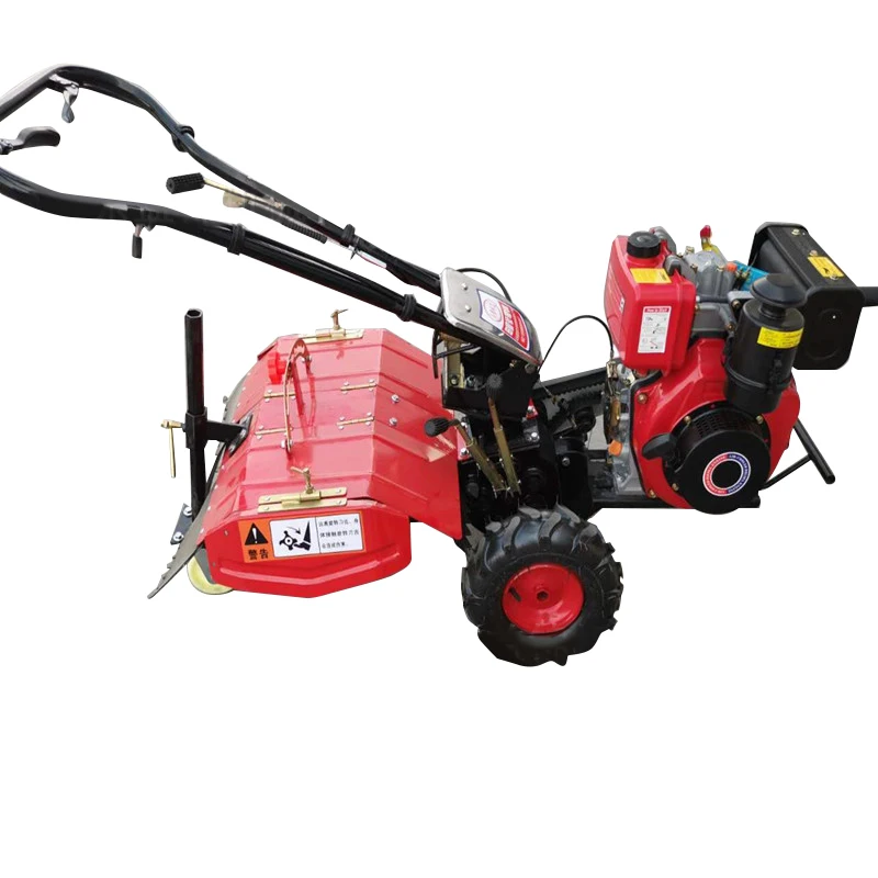 

Farm Garden Rotary Cultivator Micro Trator Motocultivador Agricola 7hp Mini Power Tiller 12hp 10hp Petrol Engine