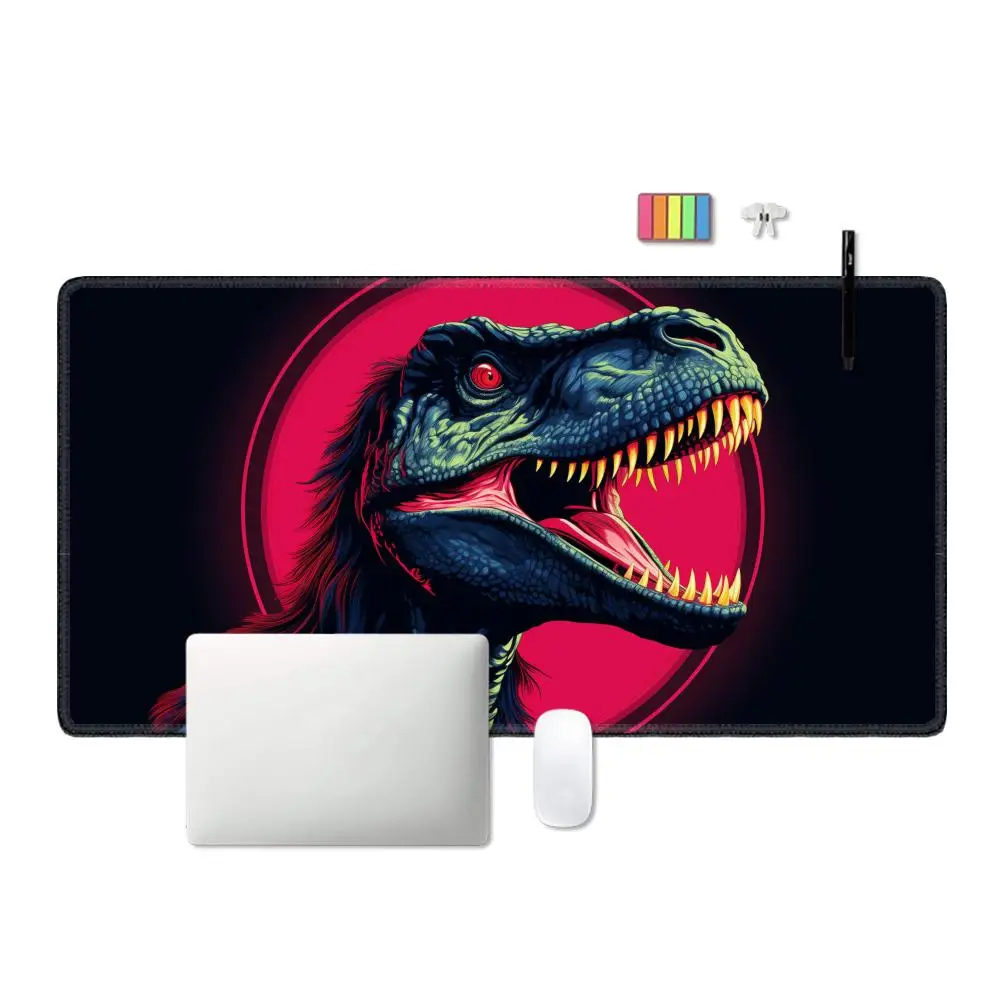 Dinosaur Mouse Pad para Jogos, Speed Desk Mat, Laptop Gaming Mats, Tapete de escritório, Acessórios de mesa