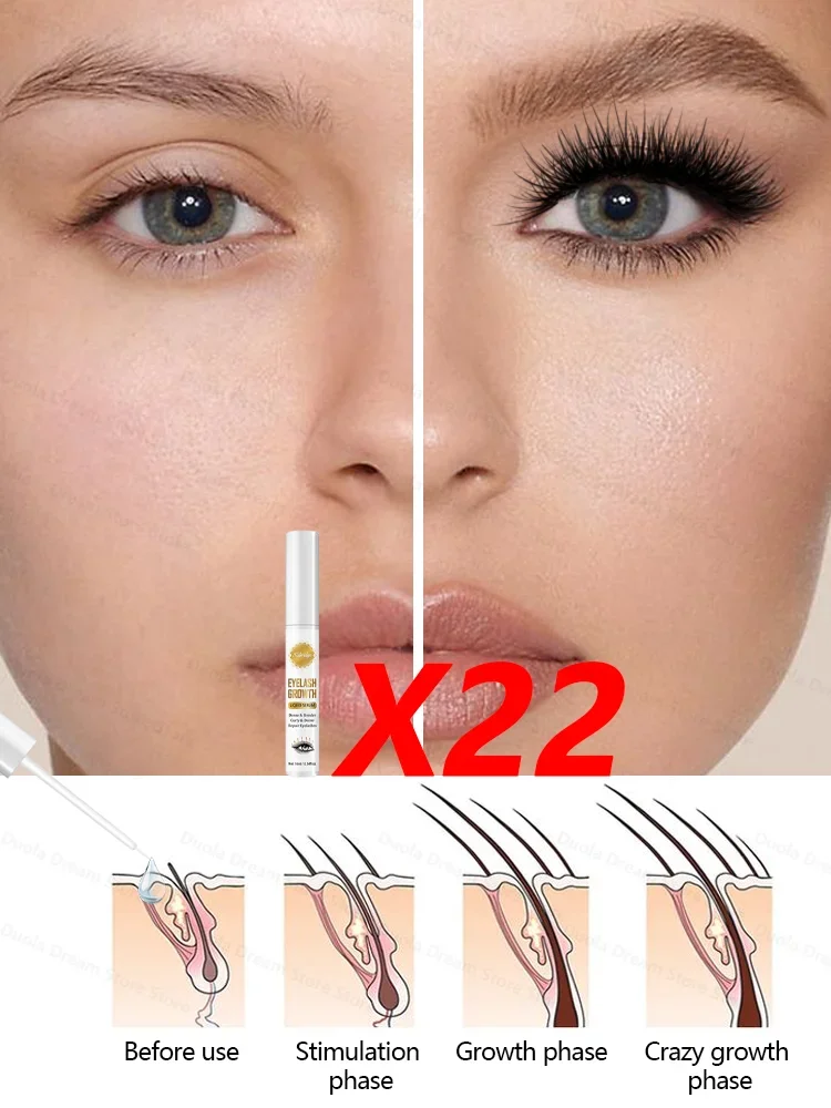 3Days 15mm Fast Eyelash Growth Serum Eyebrow Natural Thick Eyelashes Lash Lift Dark Beautiful Eyelash Lotion Treatment Eye Care