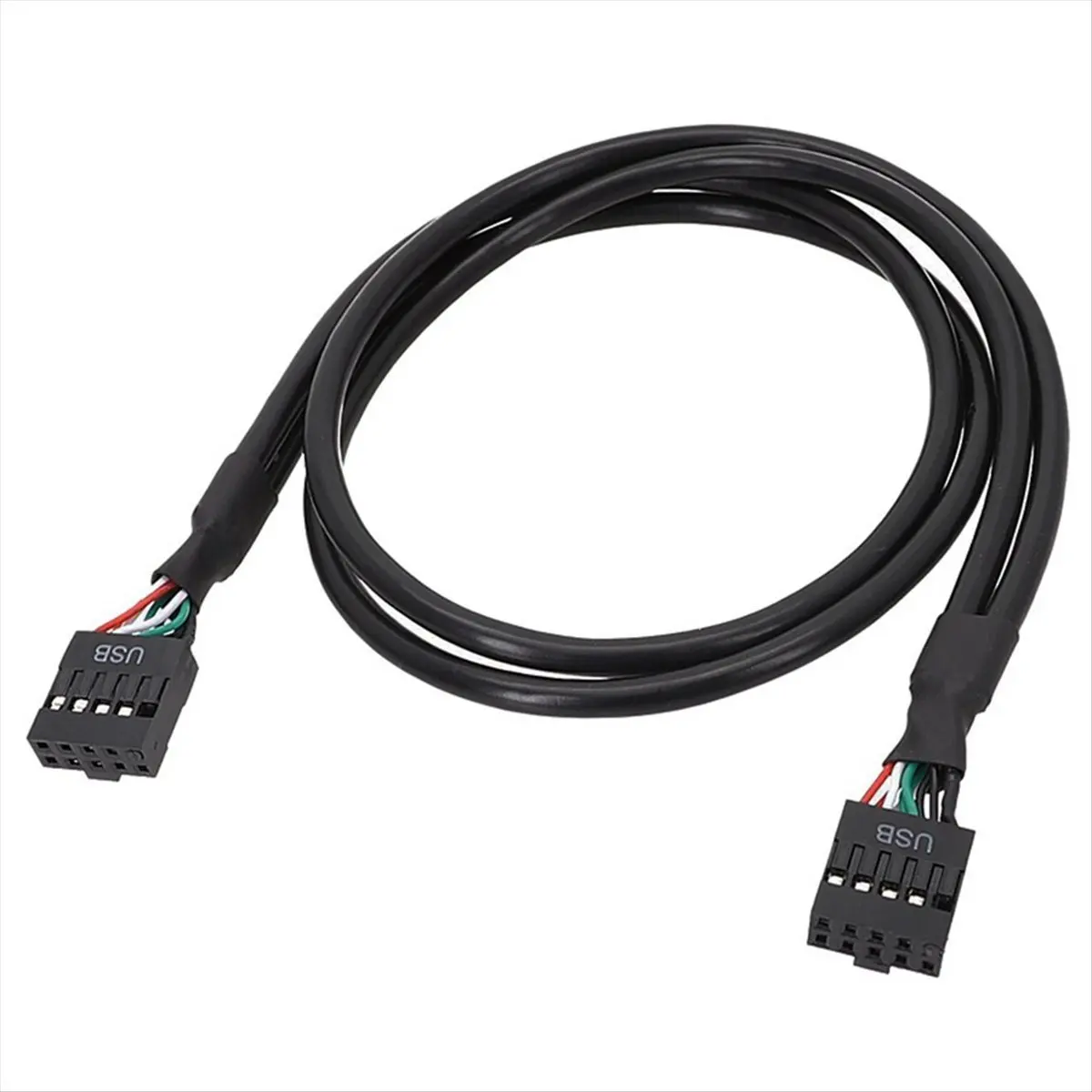 SCLS Mainboard USB 9PIN Female to Female Internal Cable USB2.0 Internal Mainboard Header Cable
