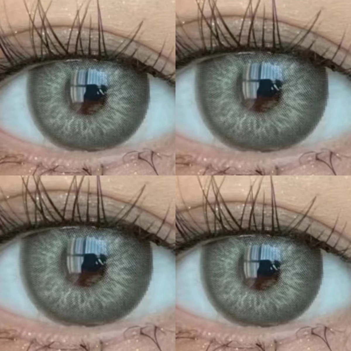 AMARA 1pair Colored Contact Lenses Natural Eye Lens Blue Eye Lenses Brown Lenses Gray Pupils Yearly Cosmetic Green Contacts