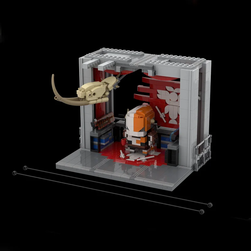 

1150 шт. MOC Lordes Shaxx кирпичная головка дисплей строительные блоки Рождественский подарок сборка коллектор для снятия стресса для взрослых