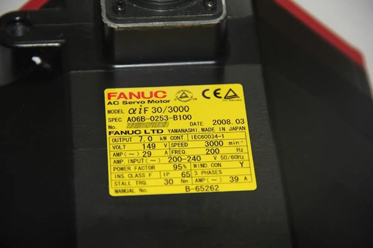 A06B-0253-B101 refurbished Fanuc Servo Motor  warranty 3 months Test OK