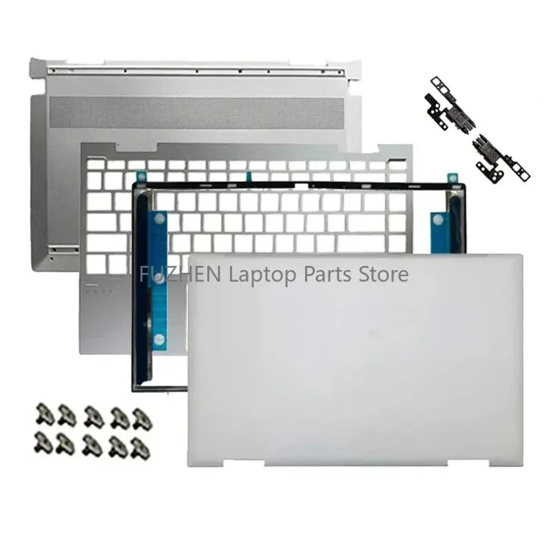 

For ENVY X360 13-AY TPN-C147 LCD Back Cover Front Bezel Palmrest Bottom Case Hinges Replacement Shell