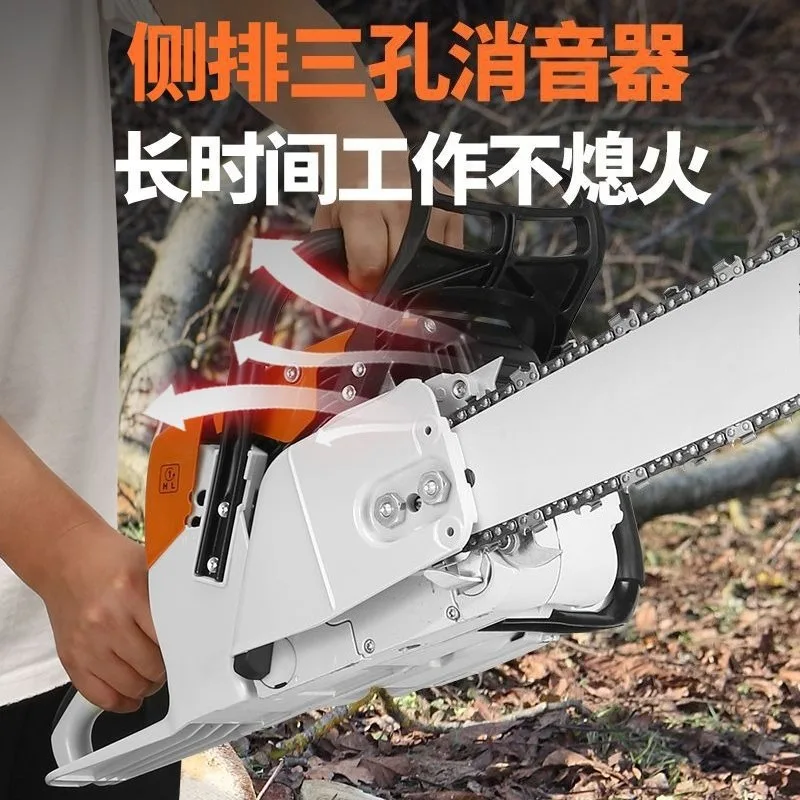 Chainsaw Cutting Chain Fit for MS381/250/180/251, Professional Logging Saw Chain for Tree Felling Machine Replacement