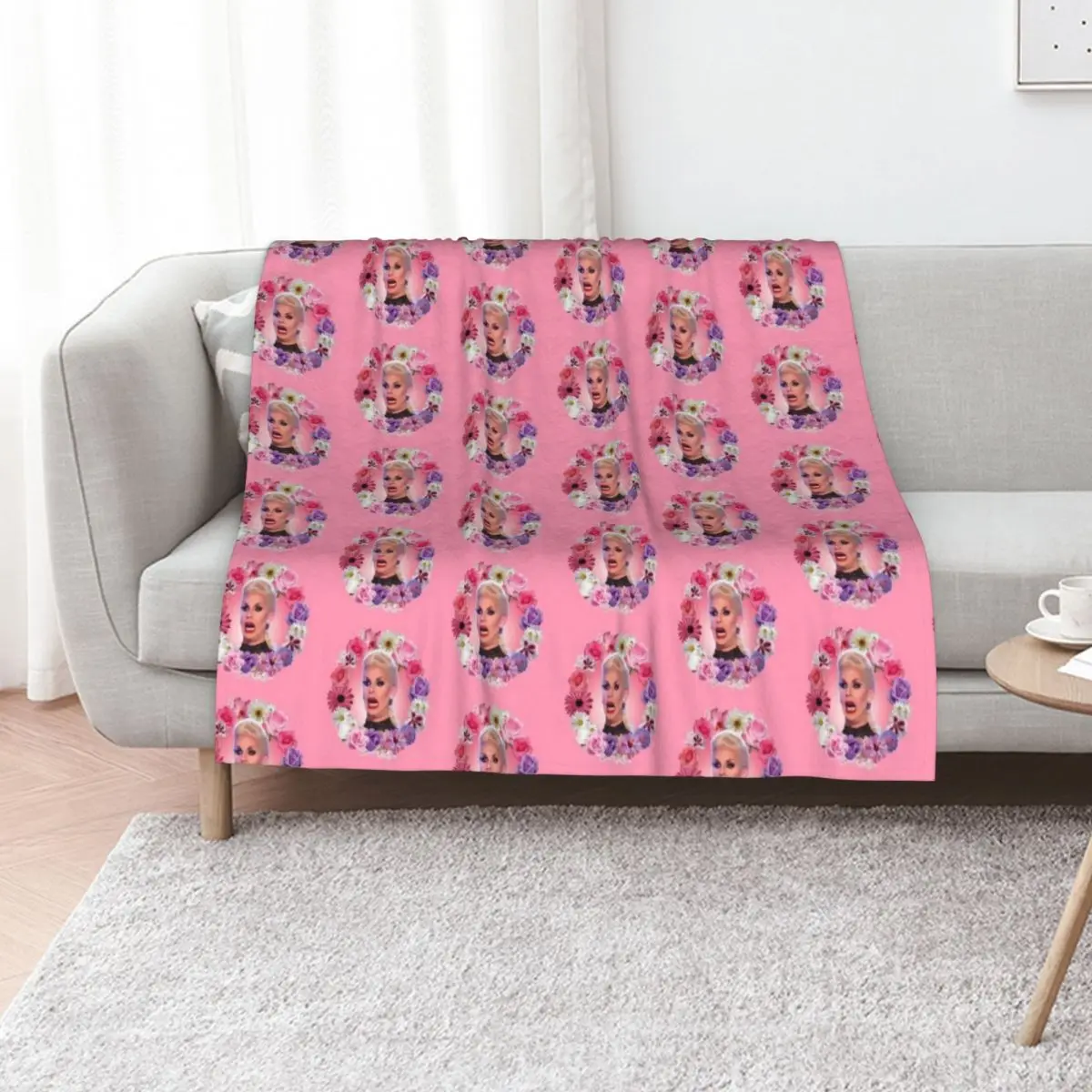 Shocked Katya Zamolodchikova - Rupaul's Drag Race Throw Blanket Decorative Sofas Luxury Hairy Plaid Blankets