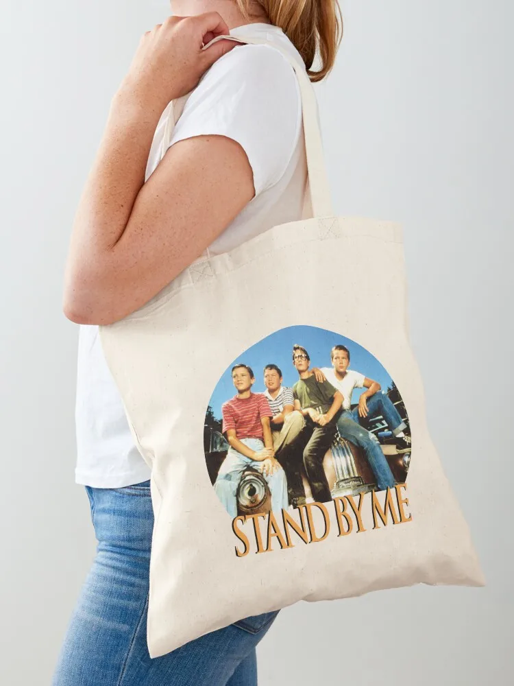 we will stand by me Tote Bag Women's tote bag Lady bag Shopper Canvas Canvas Tote