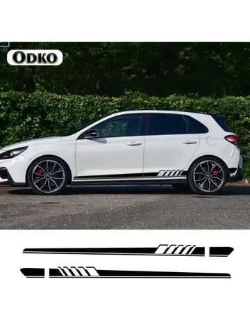 2Pcs Car Stickers For Hyundai Tucson i40 i30 i10 i20 IX35 IX20 Solaris Genesi GDi Car Tuning Accessories