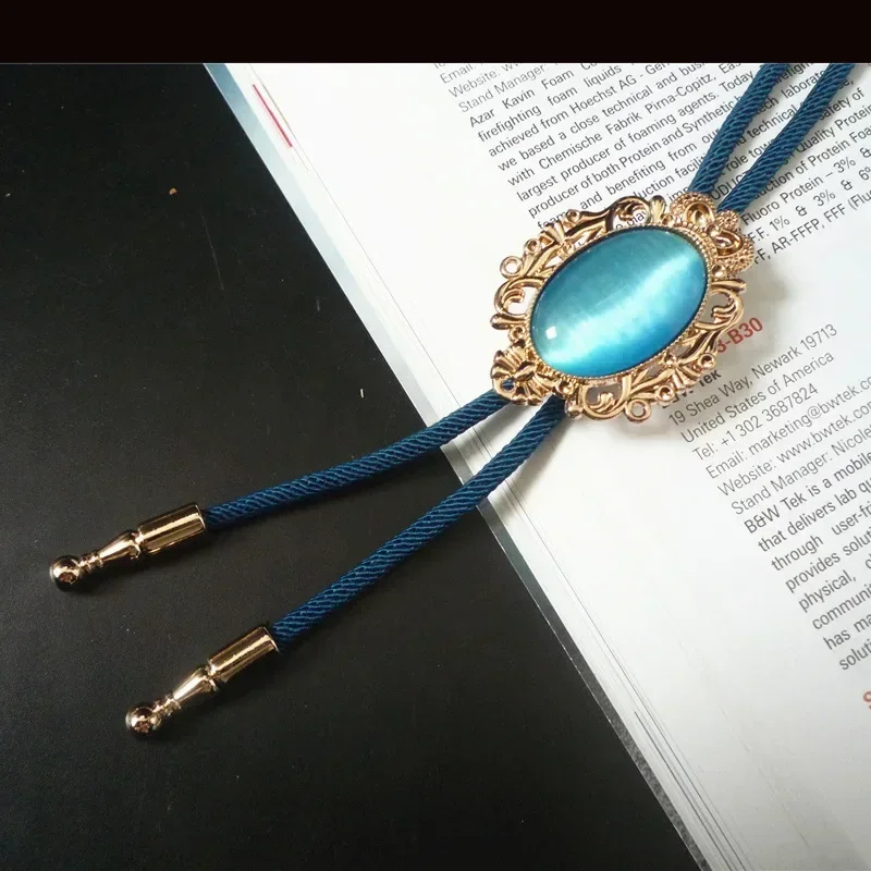 Neck Tie Leather Rope Children's Suit Shirt Banquet Wedding Party Luxury Vintage High Grade Adjustable Bolo Ties Trendy Gifts